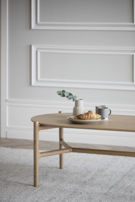 Holton soffbord ovalt 130x65 cm ek#2