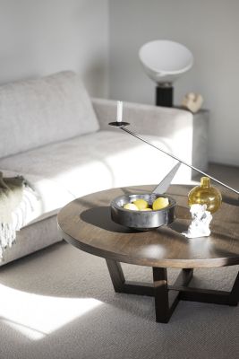 Boxford soffbord runt Ø110 brun ek#3