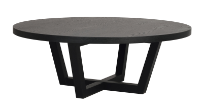 Boxford soffbord runt Ø110 svart ek