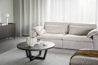 Boxford soffbord runt Ø110 svart ek#5