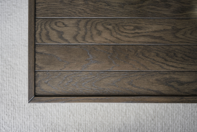 Deerfield soffbord 70x70 cm brun ek/svart metall#4