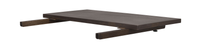 Plainfield tilläggsskiva 50x100 cm brun ek