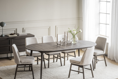 Tyler matbord ovalt 170/210 brun ek#4