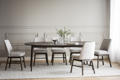 Tyler matbord ovalt 170/210 brun ek#6