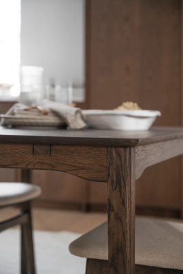 Markham matbord 140 brun ek#7