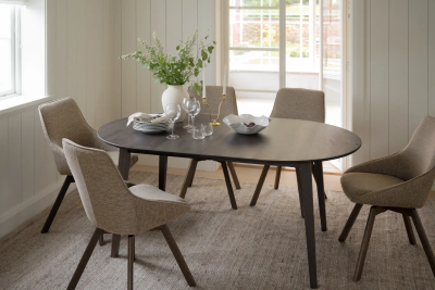 Filippa matbord ovalt 170/210 mörkbrun ek#2