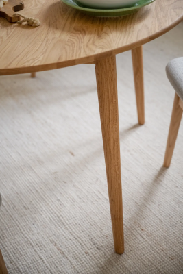 Tyler matbord runt 120/165 cm ek#4