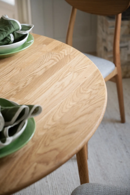 Tyler matbord runt 120/165 cm ek#5