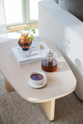 Billings soffbord 89x59 vitpigmenterad ek#5