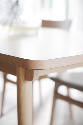 Fairmount matbord 220x95 beige HPL/vitpigmenterad ek#5