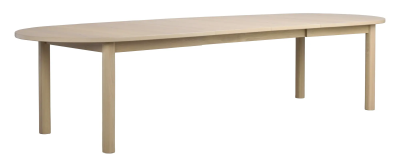 Gifford matbord ovalt 220x105 vitpigmenterad ek#7