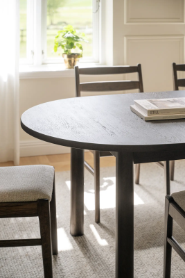 Gifford matbord ovalt 220x105 brun ek#3