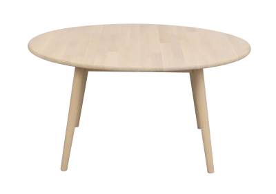 Tompkins soffbord runt Ø90 vitpigmenterad ek#1