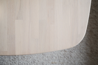 Tompkins soffbord kvadratiskt 90x90 vitpigmenterad ek#3