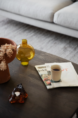 Tompkins soffbord kvadratiskt 90x90 brun ek#4