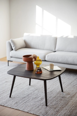 Tompkins soffbord kvadratiskt 90x90 brun ek#7