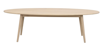 Tompkins soffbord ellips 150x60 vitpigmenterad ek#1