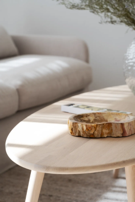 Tompkins soffbord ellips 150x60 vitpigmenterad ek#3