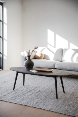 Tompkins soffbord ellips 150x60 brun ek#2