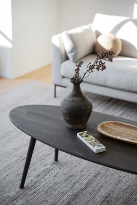 Tompkins soffbord ellips 150x60 brun ek#3