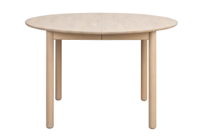 Derrymore matbord 120 cm vitpigmenterad ek, inkl 1 iläggsskiva#6