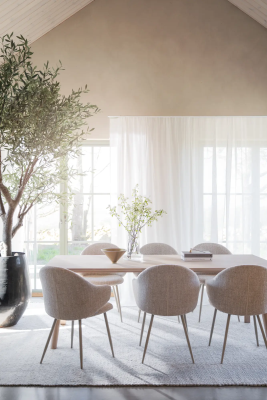 Clapperton matbord 220x95 cm vitpigmenterad ek#8