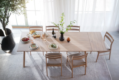 Clapperton tillägg 45x95 vitpigmenterad ek#3