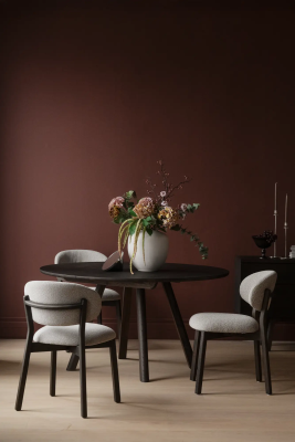 Clapperton matbord runt Ø140 brun ek#2