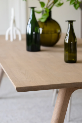 Clapperton matbord 220x95 cm sandfärgad ek#4