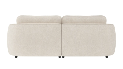 Norris soffa 3-sits tyg Anna #20 benvit#3