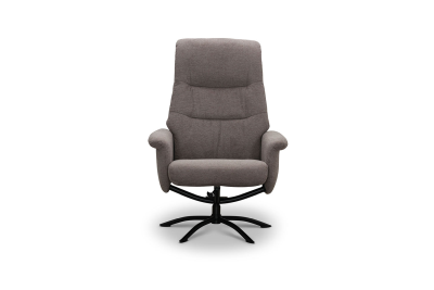 Basel snurrfåtölj med pall Loft stone 3 beige#3