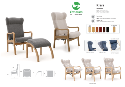 Klara fåtölj Hygge 90/ekbets#5