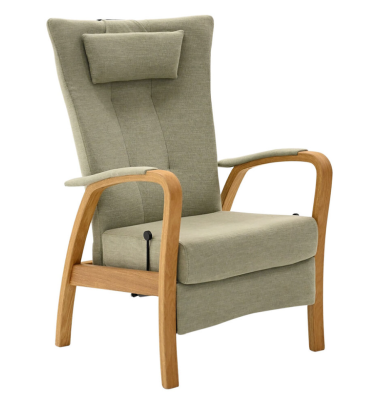 Easy Up fåtölj tyg/oljad ek