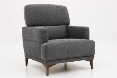 Amalie fåtölj tyg Storm 37/conrad slim rökt ek