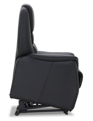 Oslo fåtölj med motorrecliner läder/PU svart#5