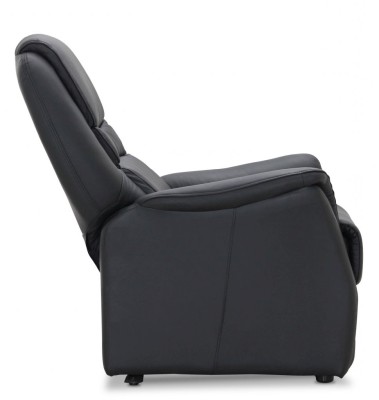Oslo fåtölj med motorrecliner läder/PU svart#6