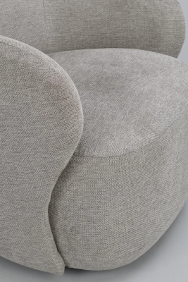 Chapeltown fåtölj beige tyg snurr#3