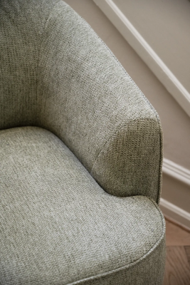 Dermot fåtölj tyg Max grön snurr+gung#5