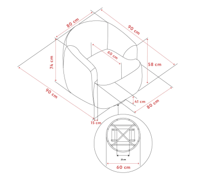 Dermot fåtölj tyg Max grön snurr+gung#9