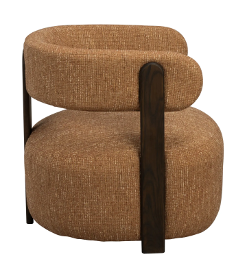 Jenison loungestol bärnsten tyg/brun ek#7