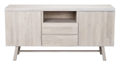 Brooklyn sideboard 160 vitpigmenterad ek