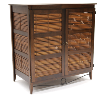 Bali skåp brun