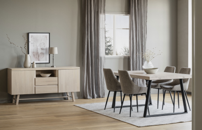 Brooklyn sideboard 160 vitpigmenterad ek#3