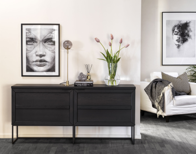 Everett sideboard 160 svart ek/svart#2