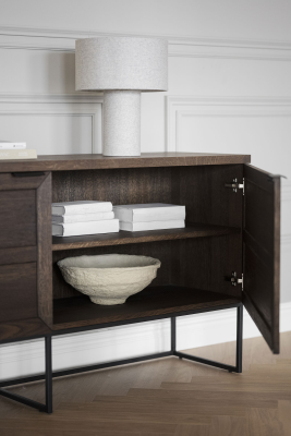 Everett sideboard 160 brun ek/svart#5