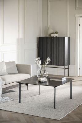 Halifax skåp 100 svart ek/svart metall#2