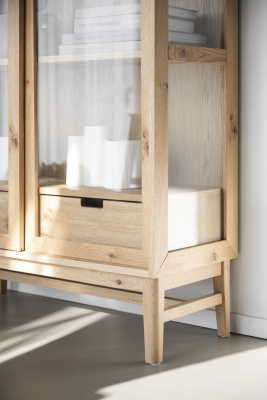 Hazelton vitrinskåp 2D 2L ek#4