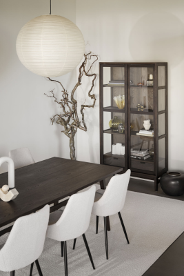 Hazelton vitrinskåp 2D 2L brun ek#3