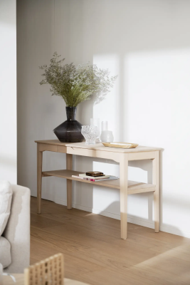 Markham avlastningsbord låda 140 vitpigmenterad ek#2