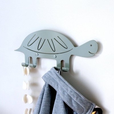 Sköldpadda väggkrok grön#2